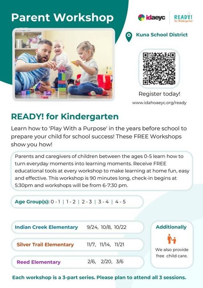 Get Ready for Kinder Workshop