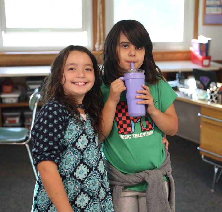 Students dressed up for Country Living Day