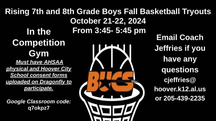 Boys Basketball Tryouts