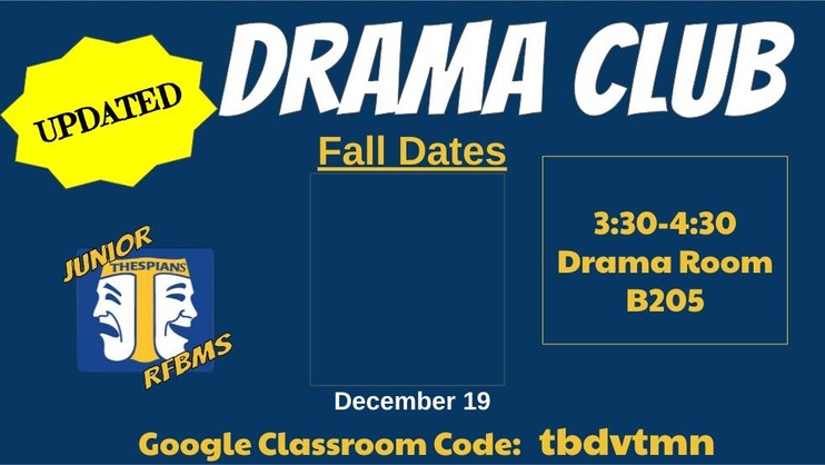 Drama Club dates