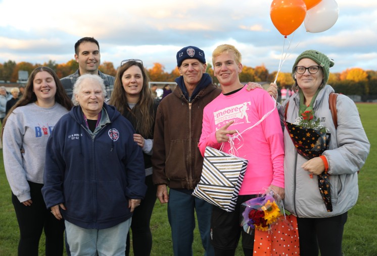 Seniors with family members