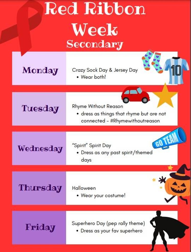 Secondary Red Ribbon Week