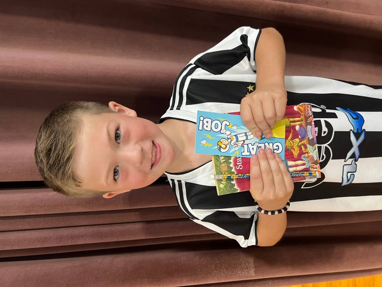 Boy with book