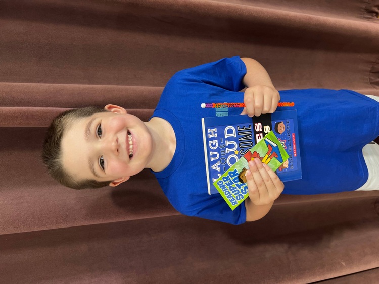 Boy with book