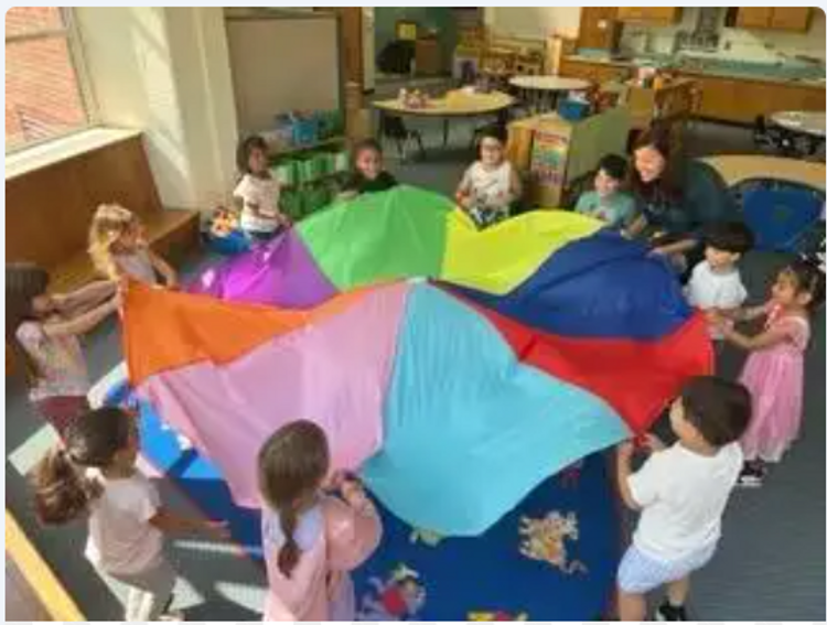 Parachute Play in PreK