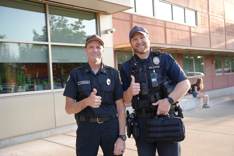 oak harbor fire and police department representatives