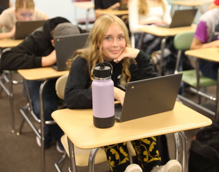 Students and staff wore pajamas to school on Monday