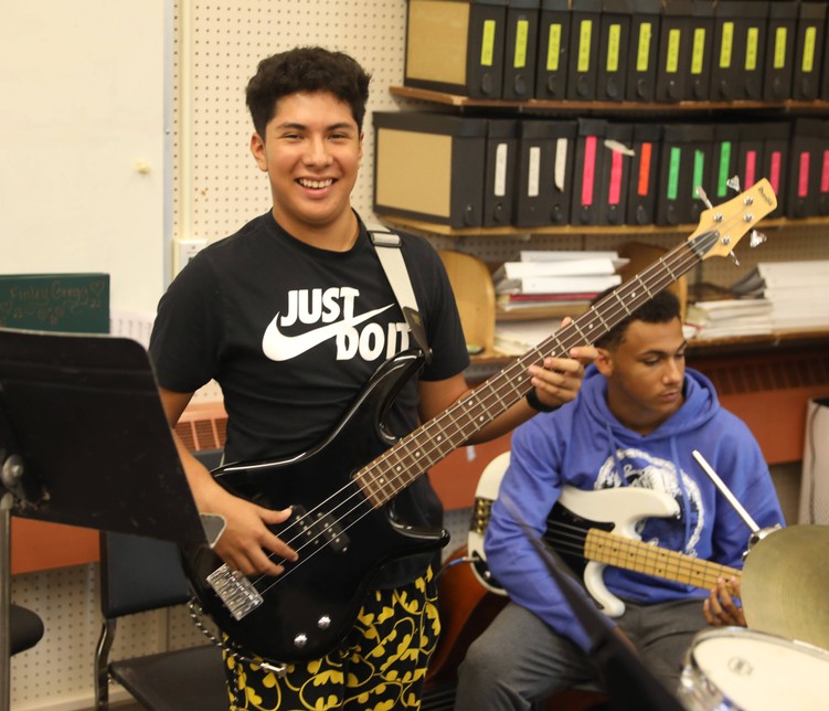 Students and staff wore pajamas to school on Monday