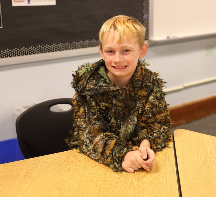 Students dressed up for Country Living Day