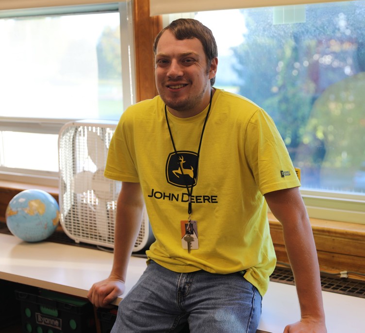 Students and staff dressed up for Country Living Day