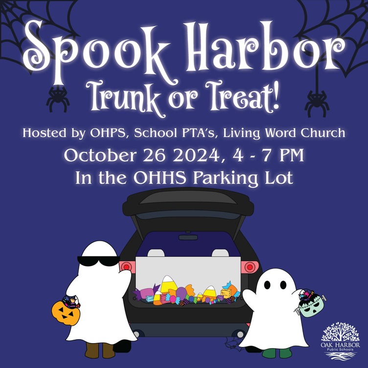 poster advertising spook harbor trunk or treat