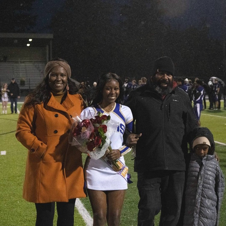 cheerleader and family