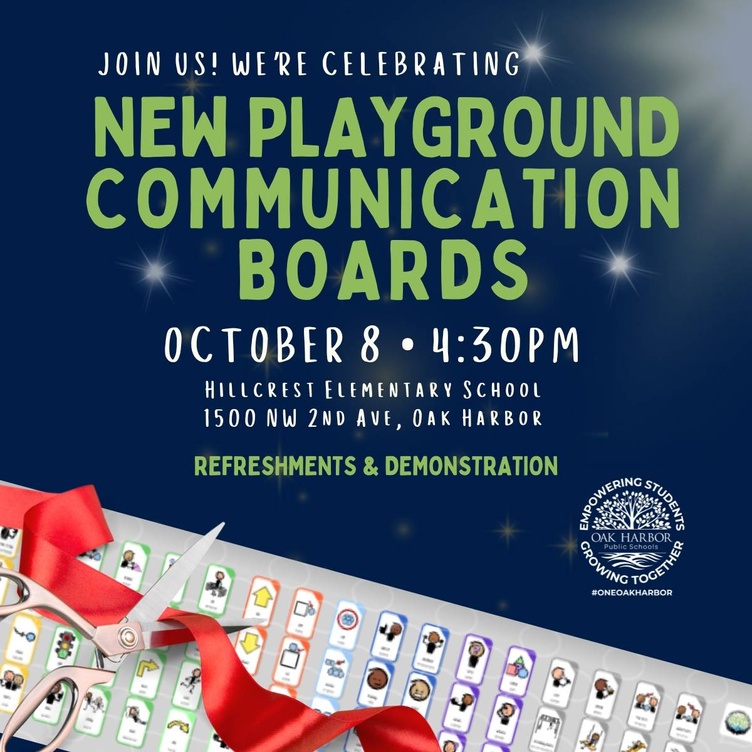 communication boards ribbon cutting oct 8