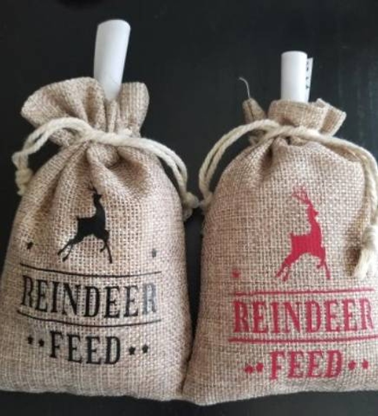 Reindeer Feed Sacks