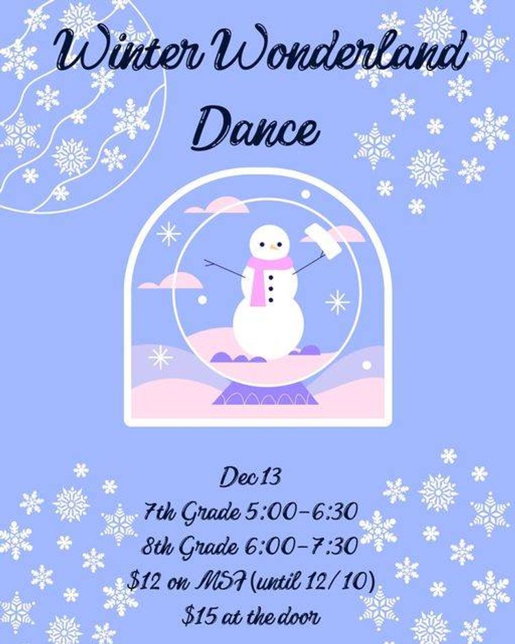 Winter Wonderland Dance information