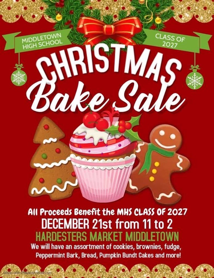 Sophomore Class Bake Sale flyer