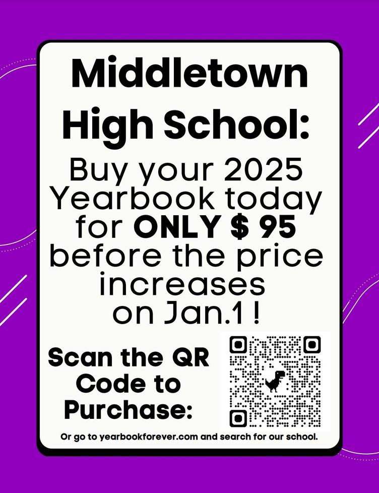 MHS Yearbook flyer sale flyer