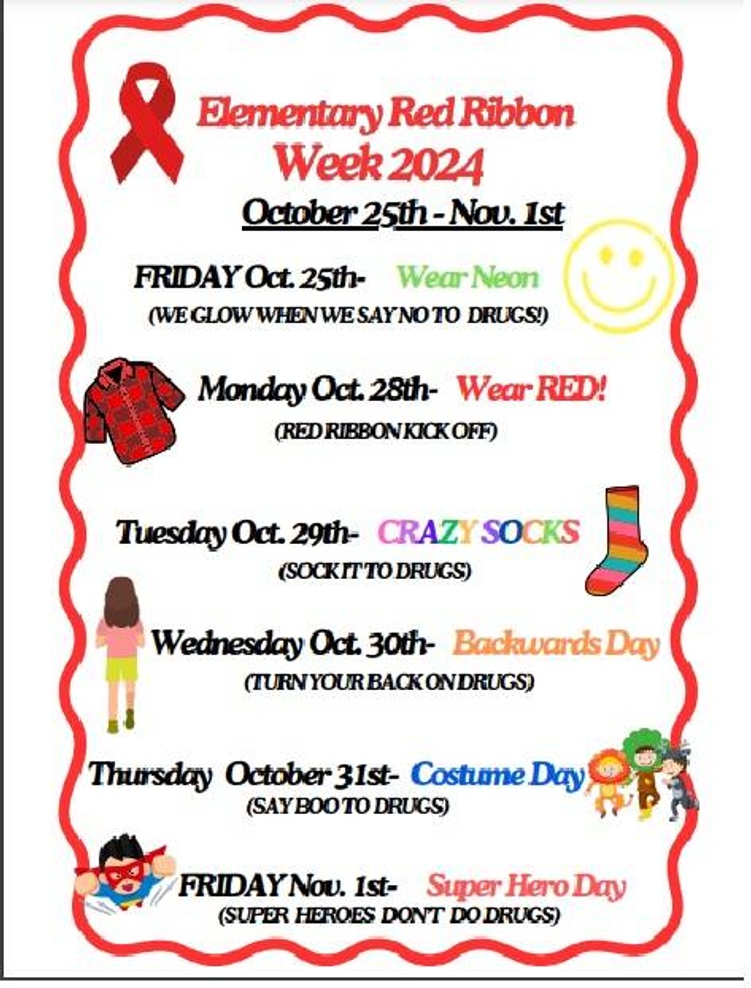 Elementary Red Ribbon Week