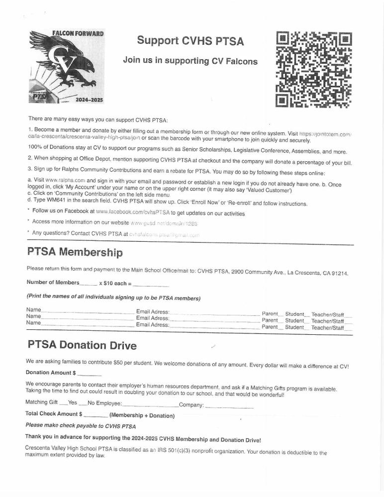 PTA Form