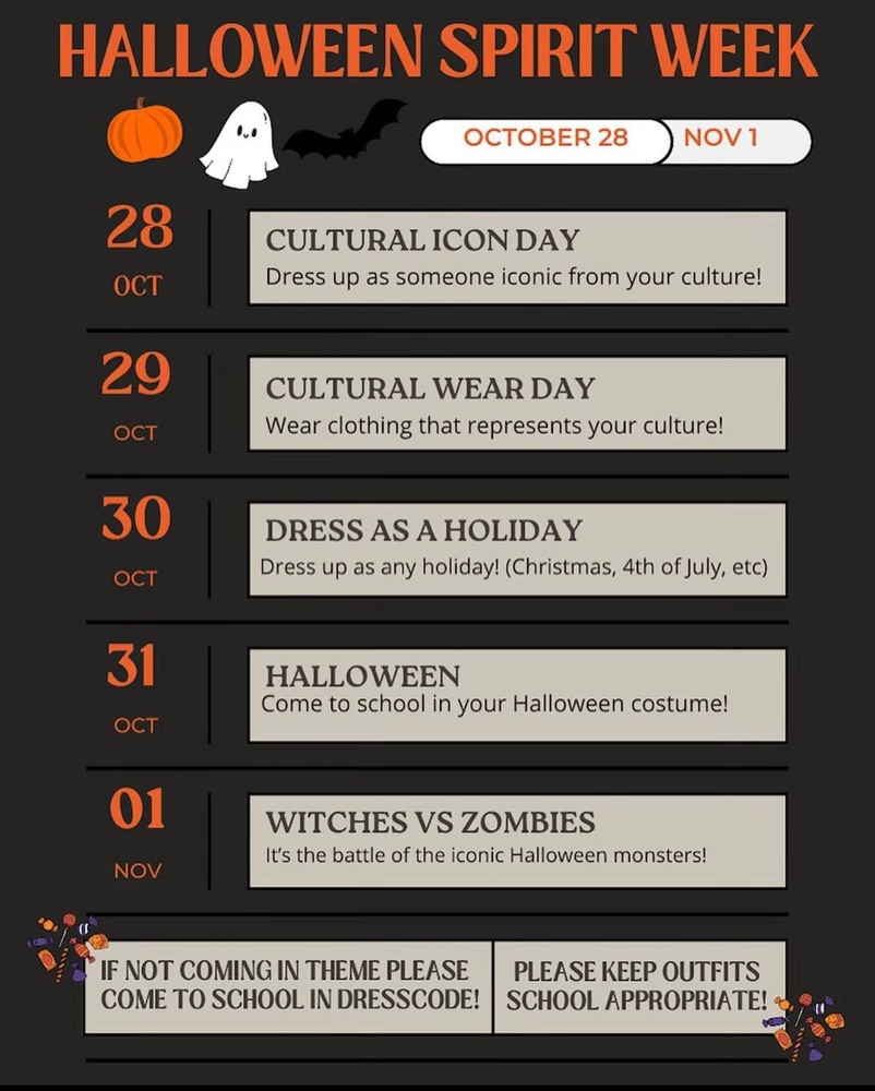 Halloween Spirit week