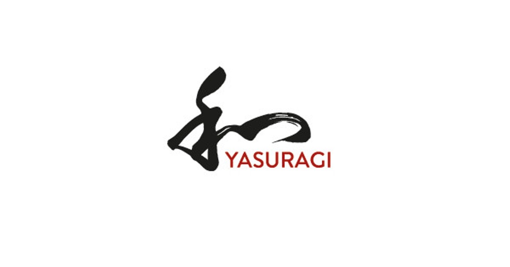Yasuragi Logotype Black and Red