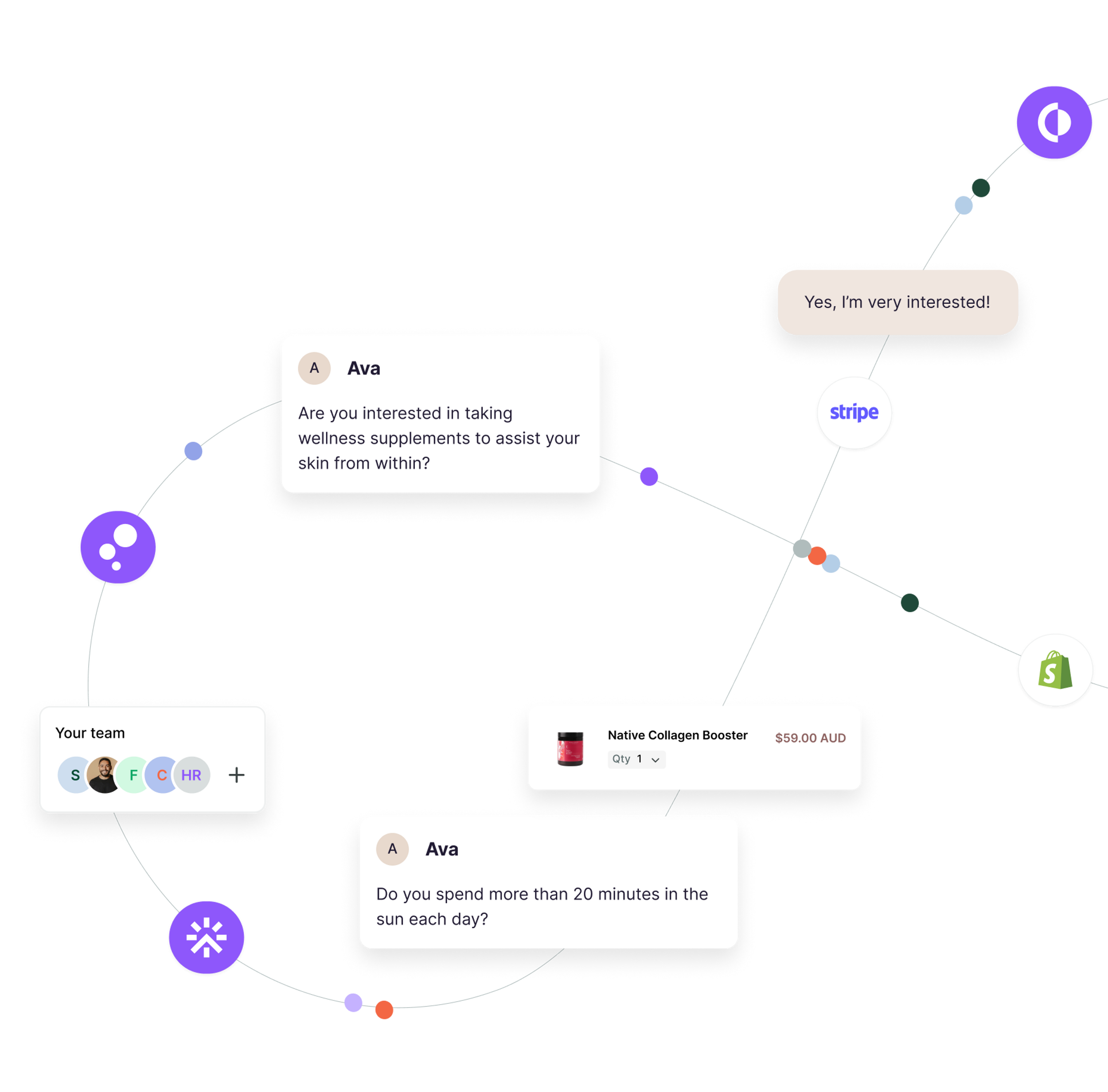 AI process automation illustration