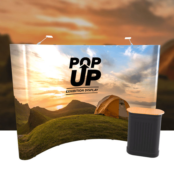 4x3 Curved Pop-Up
