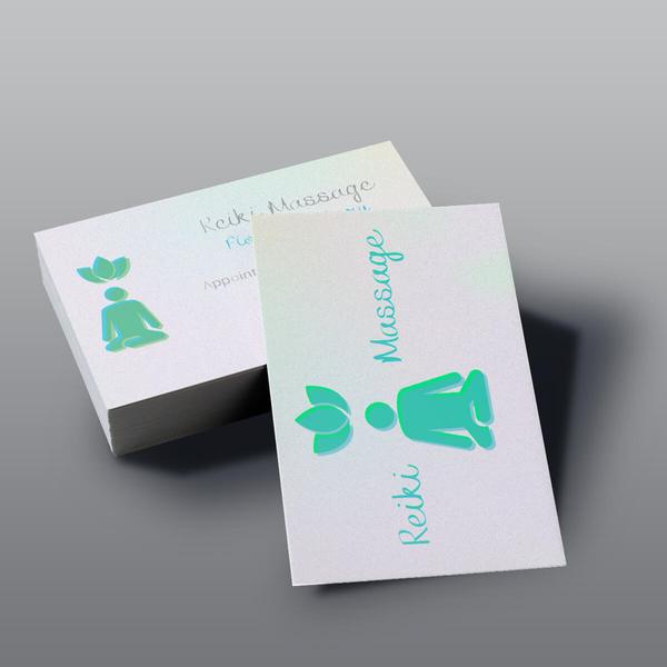 Pearl Business Cards - Reiki Massage