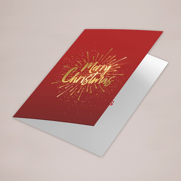  Gold Foil Greeting Card