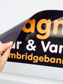 Cambridge banners magnetic vehicle graphics and signs