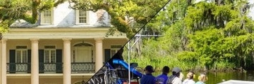 Featured image for Afternoon Large Airboat Swamp Tour + Oak Alley Plantation