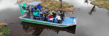 Featured image for Airboat Swamp Tour - Large Boat - Pickup