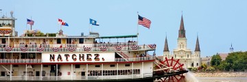 Featured image for Daytime Jazz Cruise Party Package w/ Lunch aboard Steamboat Natchez