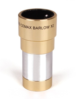 Coronado 1.25" CEMAX 2x Barlow Lens