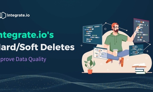 データ品質の向上： Integrate.io による CDC と物理/論理削除