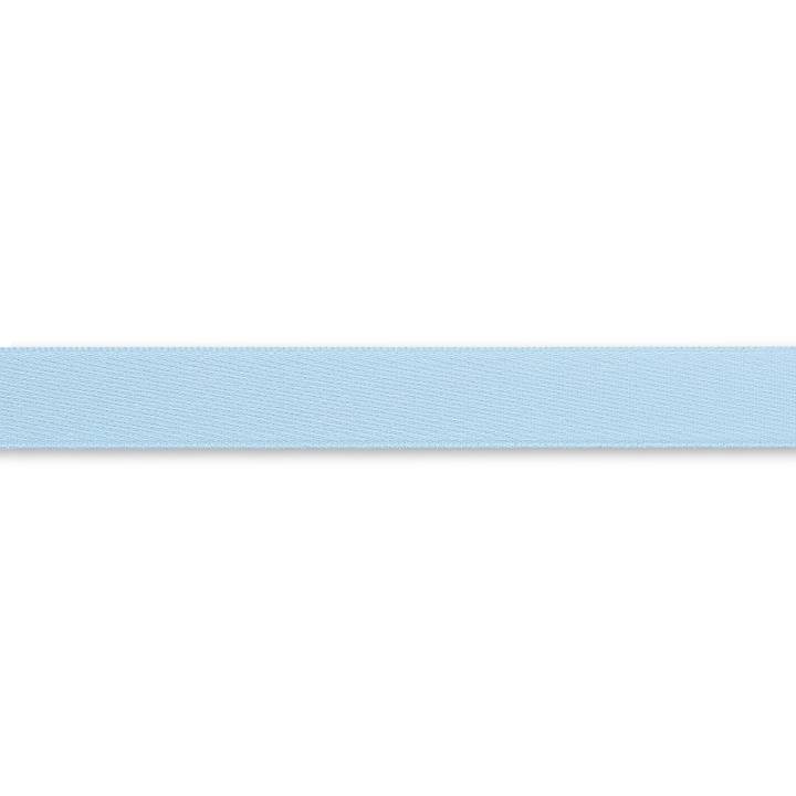 Satin ribbon, 15mm, light blue