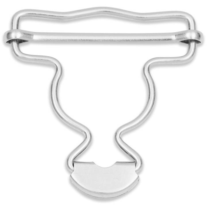 Dungarees buckles, 40mm, silver-coloured