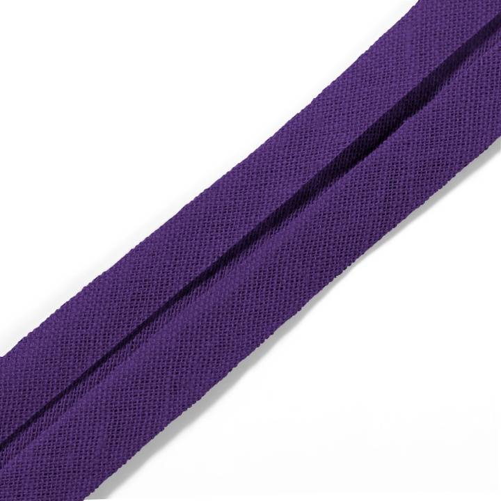 Bias binding, cotton, 40/20mm, violet, 30m