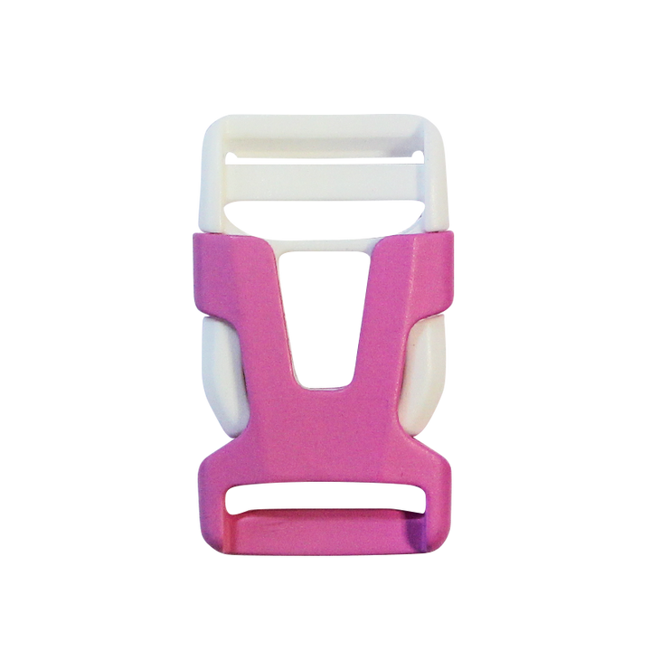Backpack closure, 25mm, pink