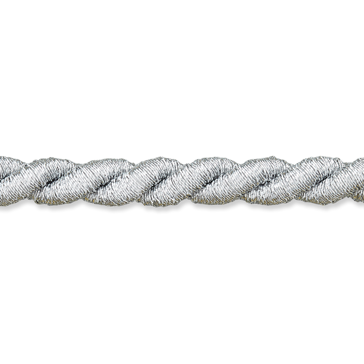 Brocade cord 6mm silver