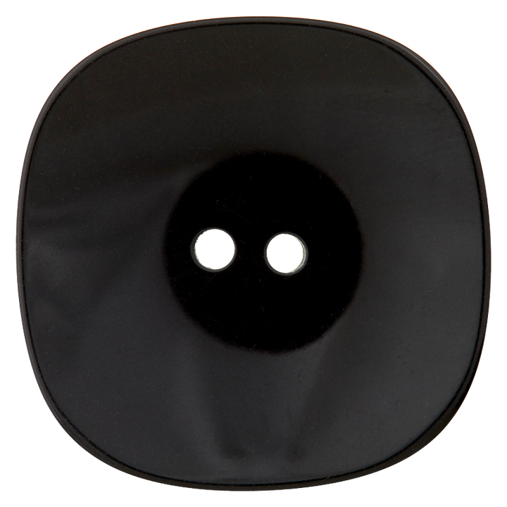 Polyester button 2-holes, 34mm, black