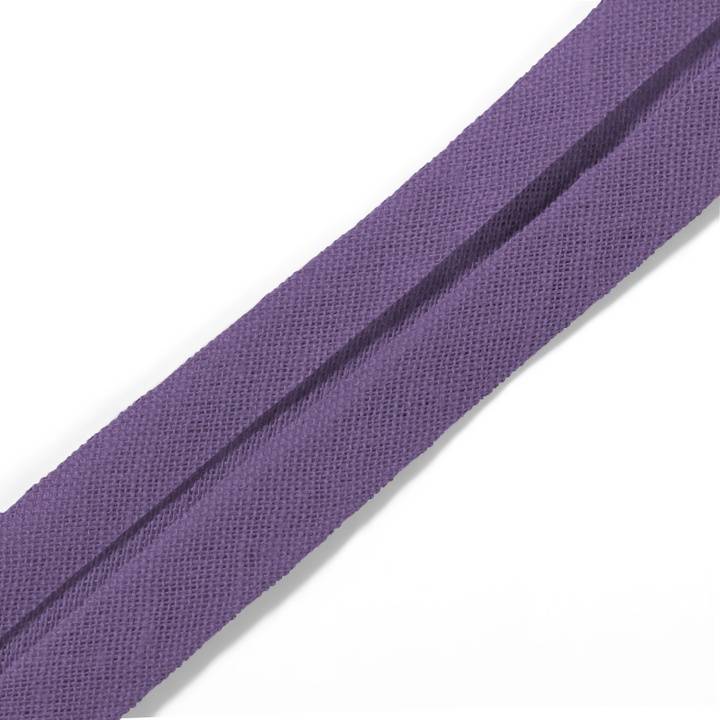 Bias binding, cotton, 40/20mm, purple, 3.5m