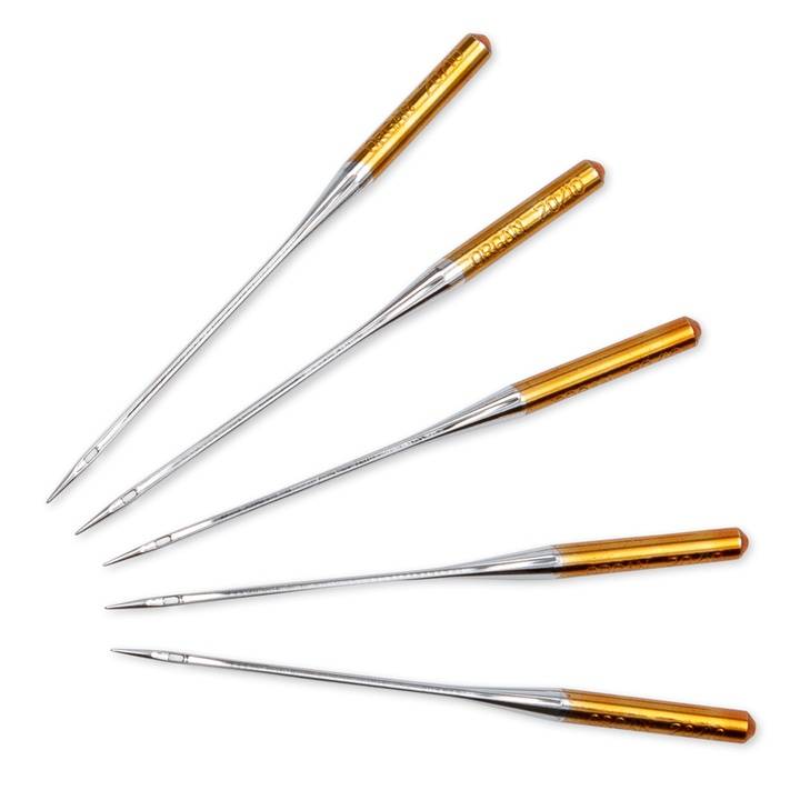Special sewing machine needles with flat shank, "Jersey"