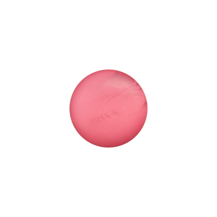 Polyester button shank, 14mm, pink