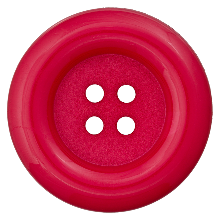 Polyester Carnival button 51mm rosa