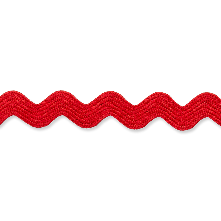 Декоративная тесьма вьюнчик, 14 мм, красный цвет