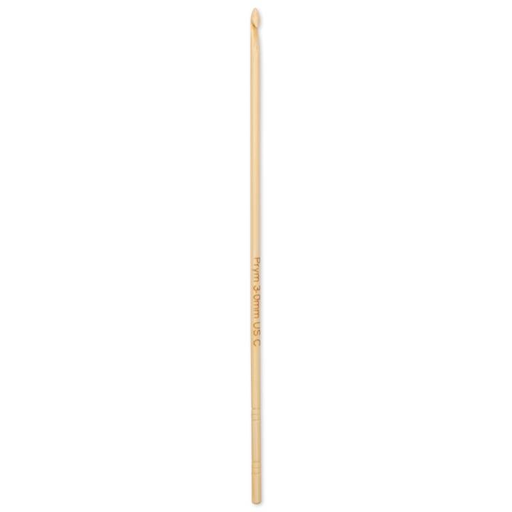 Крючок для вязания Prym 1530, бамбук, 15см, 3,00мм