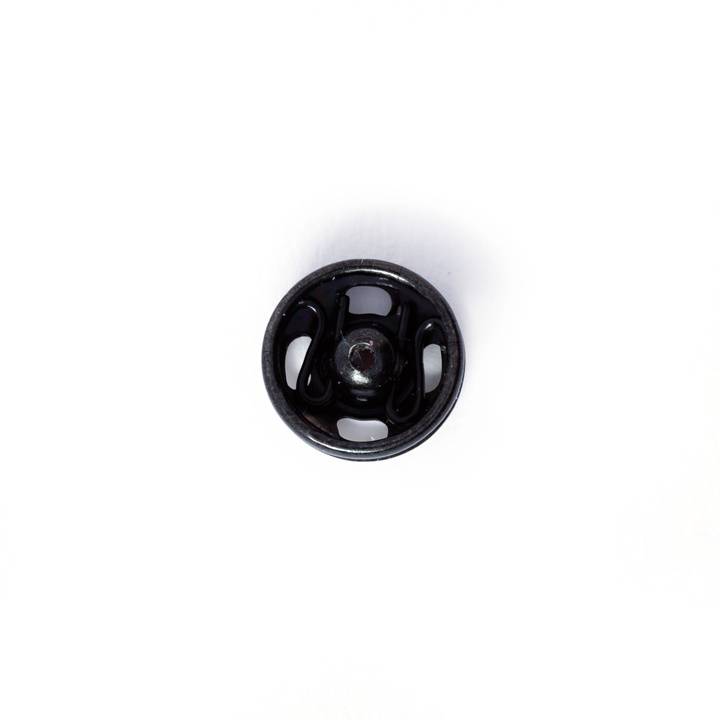 Annäh-Druckknöpfe, 6mm, schwarz