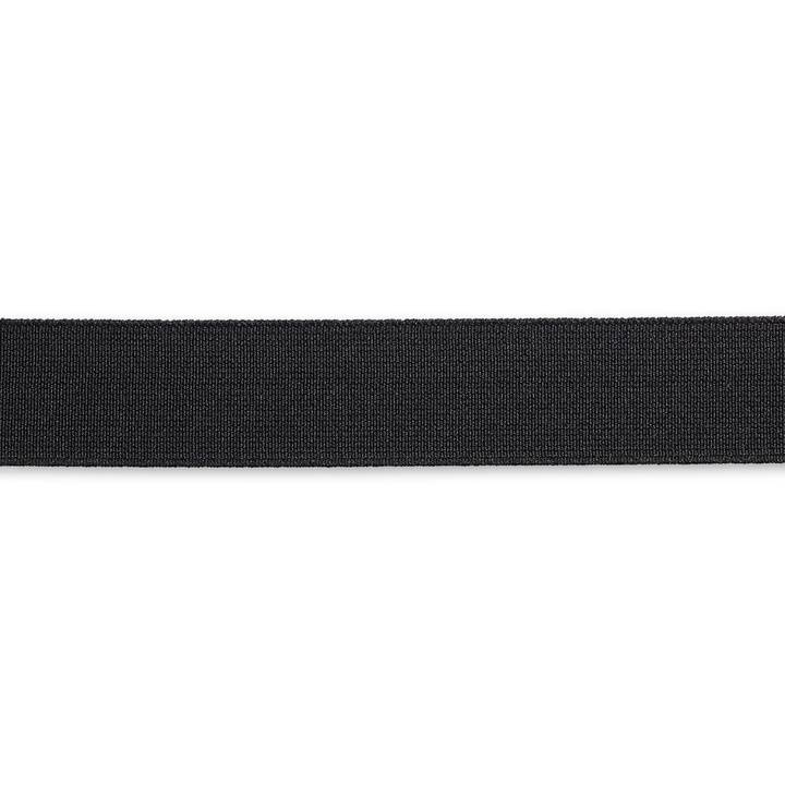 Elastic tape, strong, 25mm, black, 50m