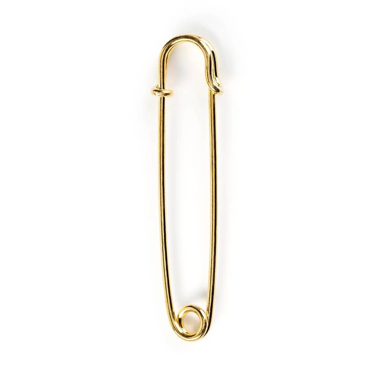 Kilt pin, 76mm, gold-coloured